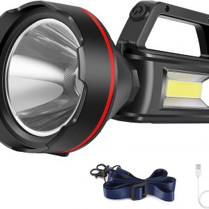 Spotlight With Shoulder Strap And USB Output For Emergency