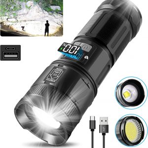 120000 Lumens Powerful Handheld Flashlights For Emergencies Camping Hiking